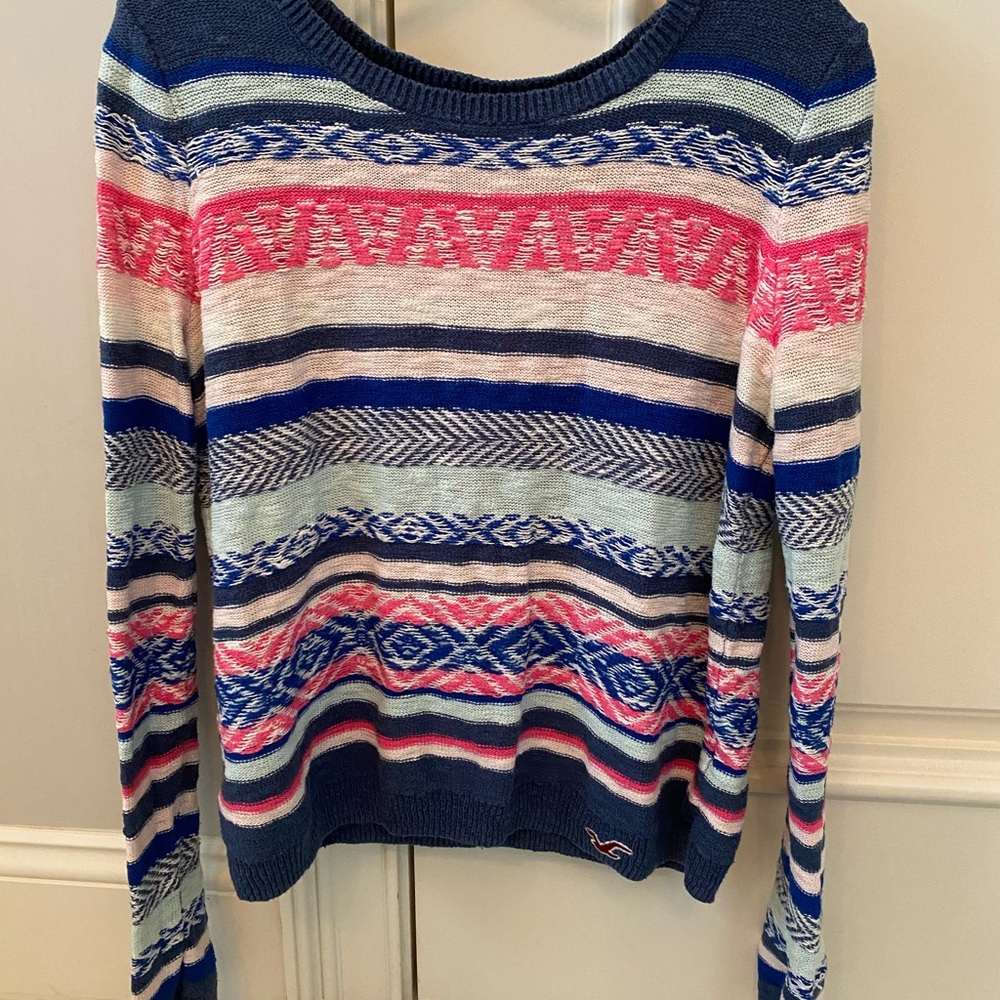 Multicolor hollister striped sweater
